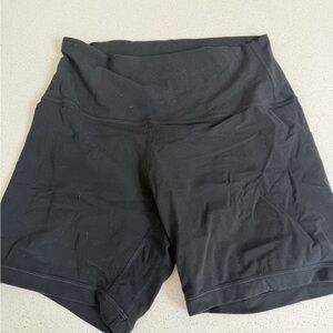 lululemon athletica Black High-Rise Bike Shorts